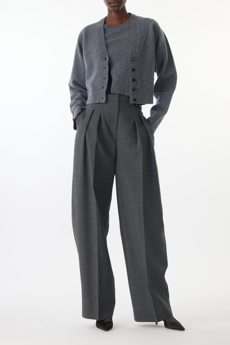 SCULPTURAL MERINO WOOL CARDIGAN view 5
