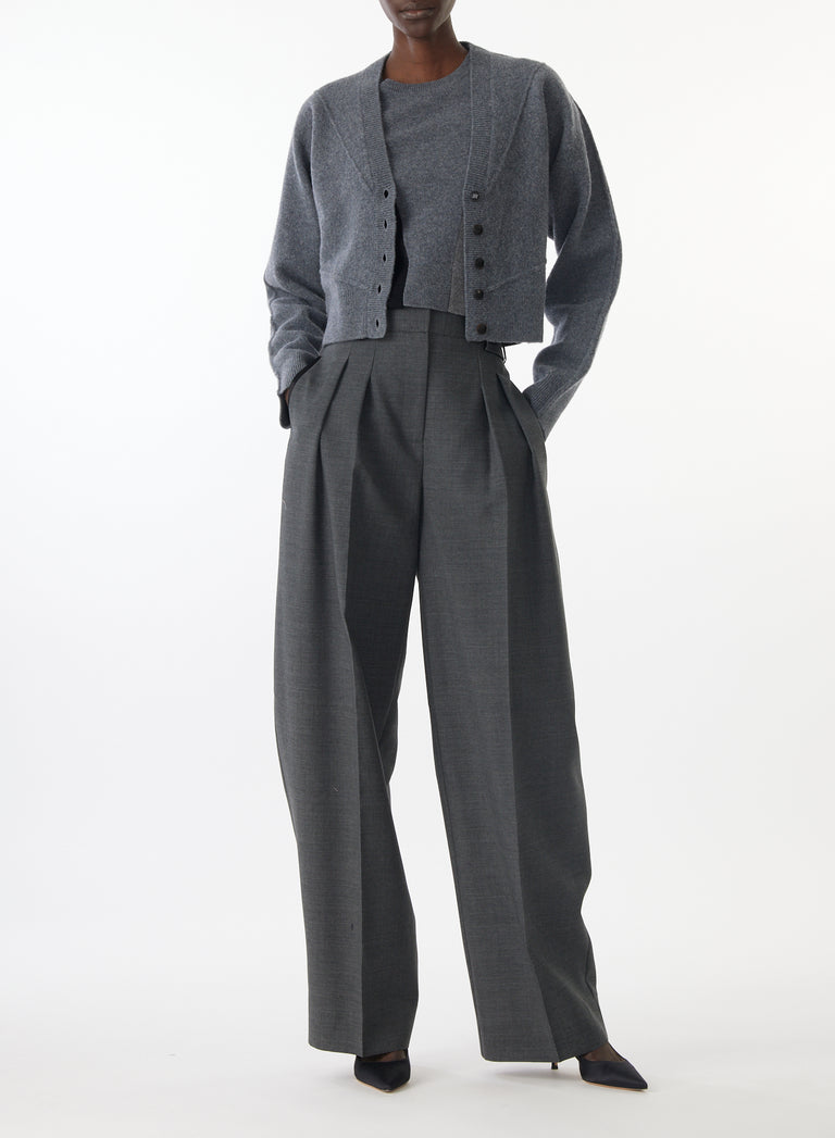 SCULPTURAL MERINO WOOL CARDIGAN view 4