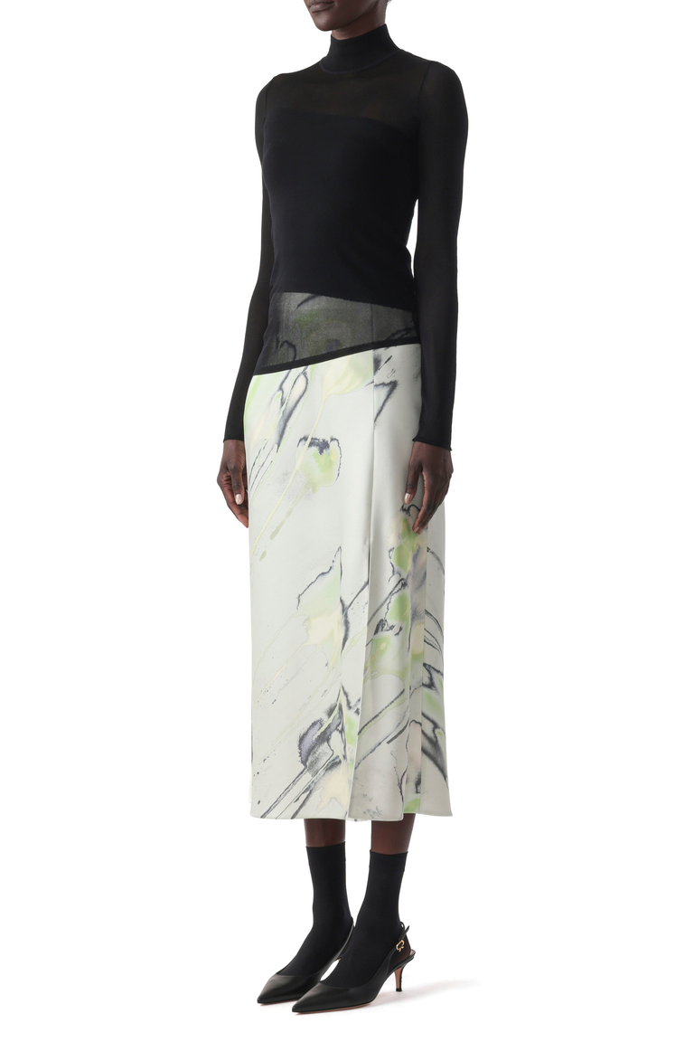 SHEER COMBO MERINO KNIT TURTLENECK view 3