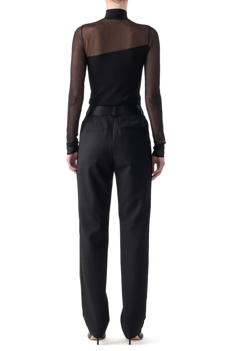 SHEER COMBO MERINO KNIT TURTLENECK view 3