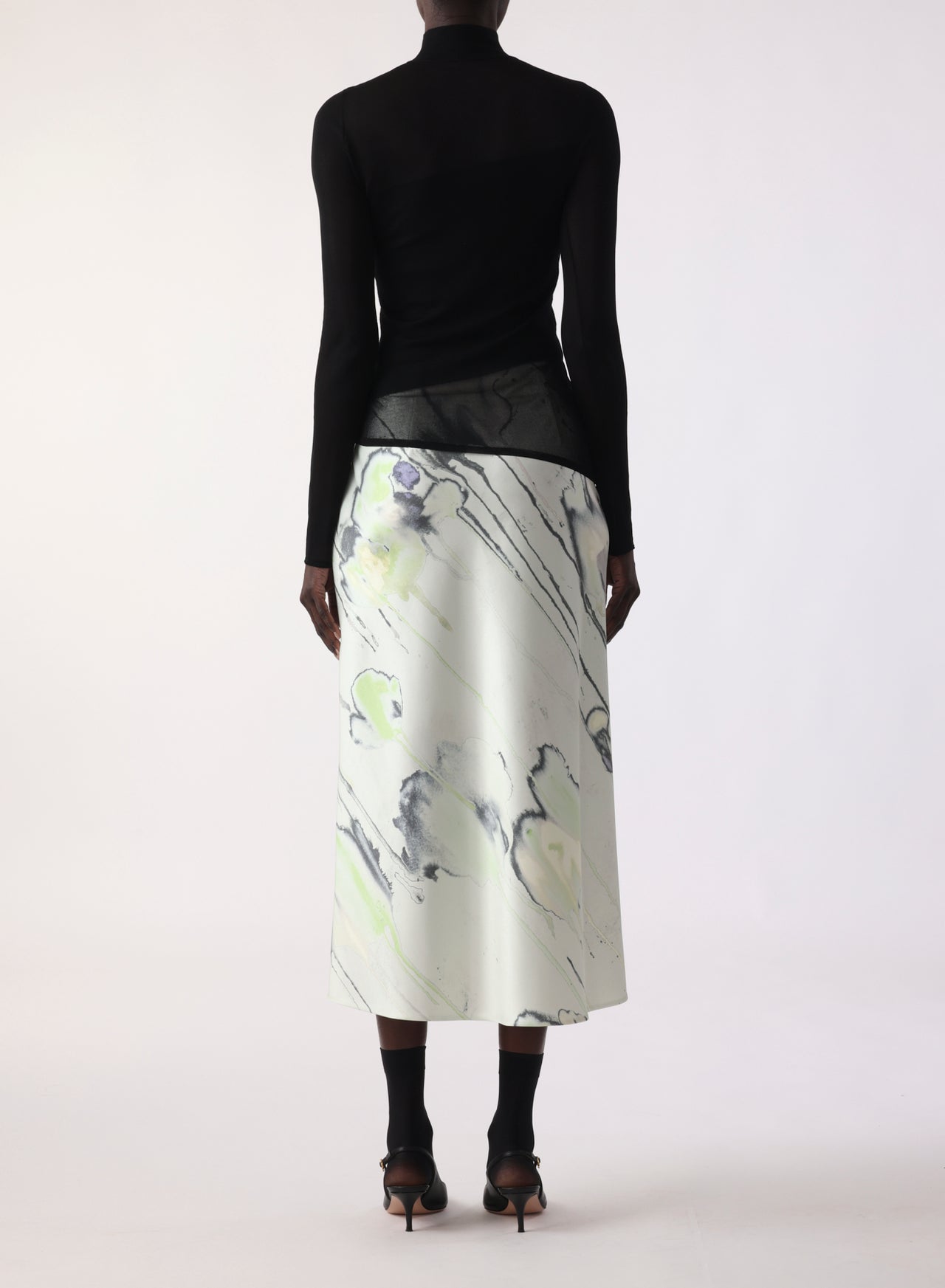 SHEER COMBO MERINO KNIT TURTLENECK view 4