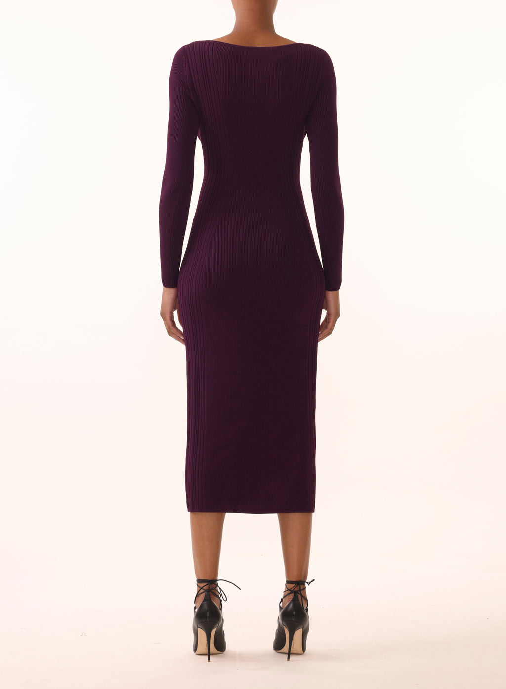 CROSS OVER DETAIL KNIT DRESS view 5