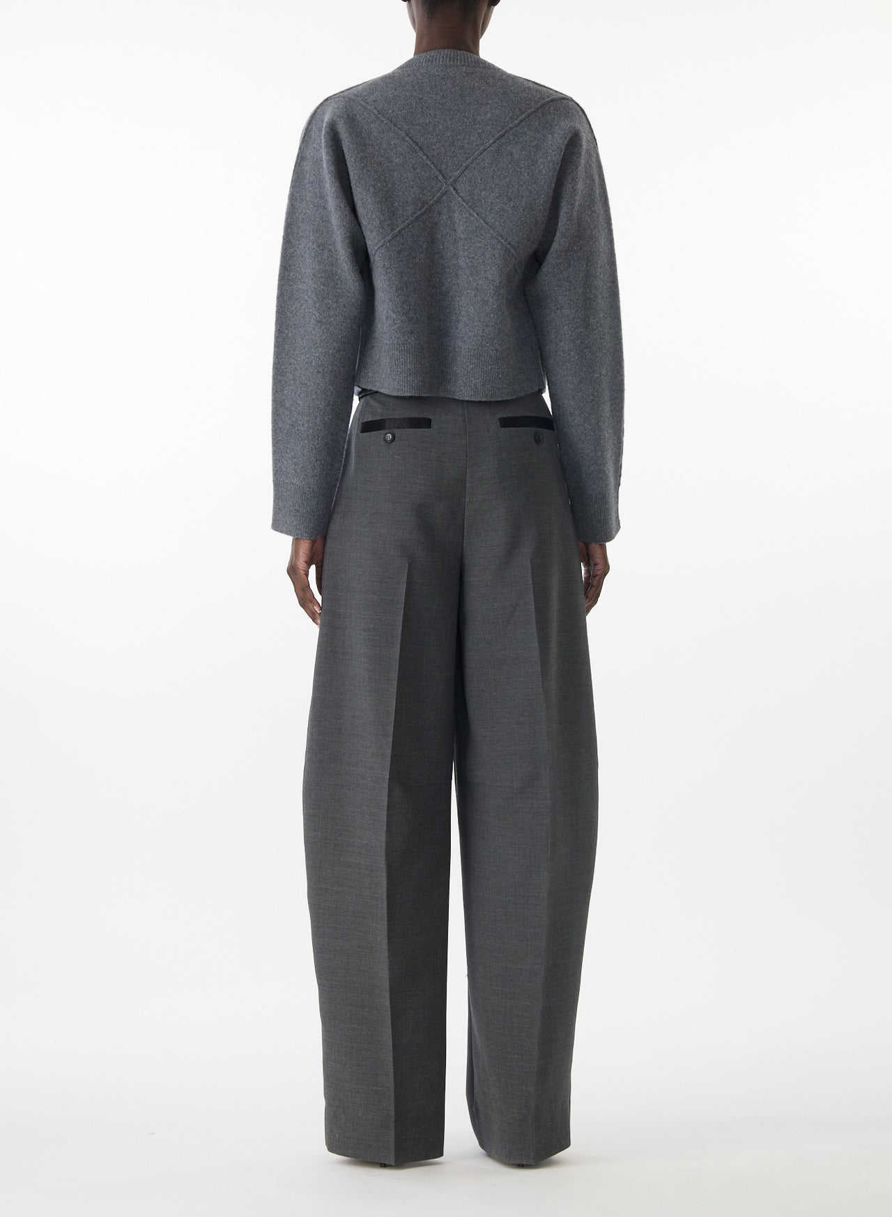 SCULPTURAL MERINO WOOL CARDIGAN view 5
