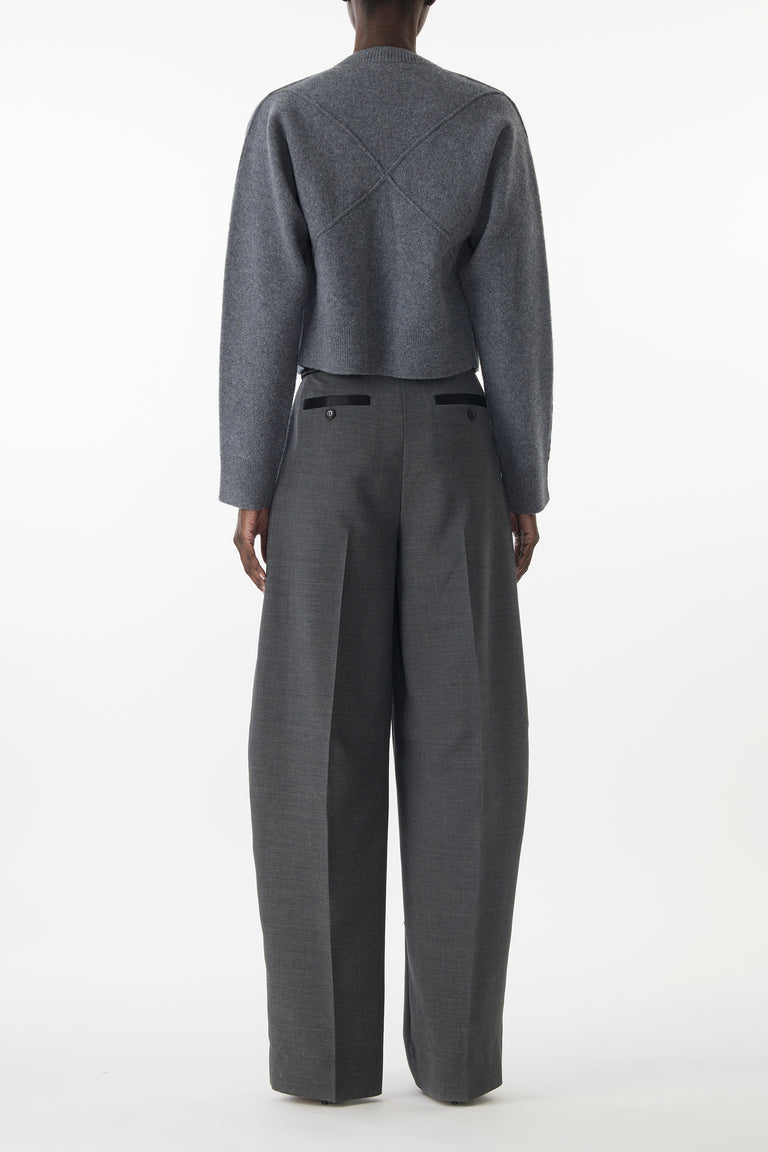 SCULPTURAL MERINO WOOL CARDIGAN view 3