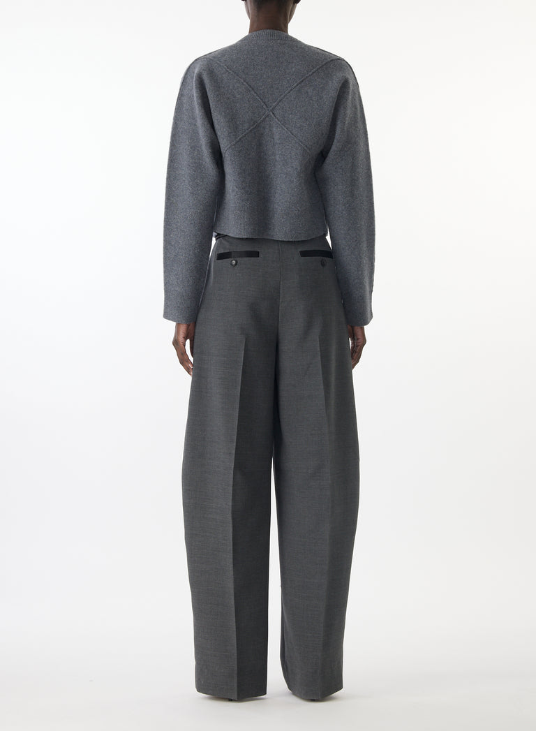 SCULPTURAL MERINO WOOL CARDIGAN view 5