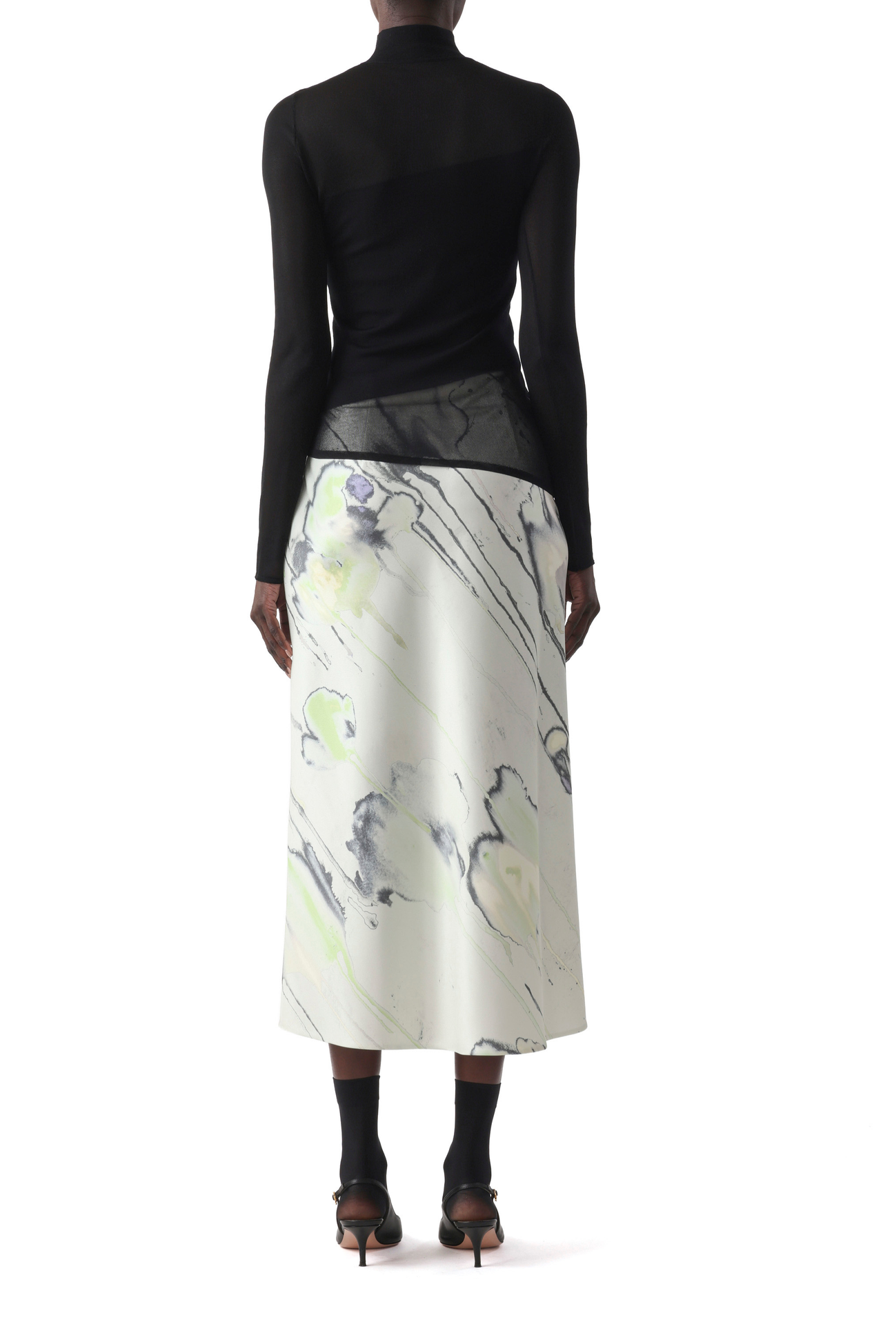 SHEER COMBO MERINO KNIT TURTLENECK view 4